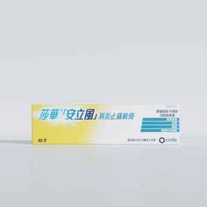 莎華安立風消炎止痛軟膏50克正面